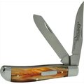 Schrade Imperial Schrade Imperial IMP15T Medium Trapper with Amber Handle IMP15T